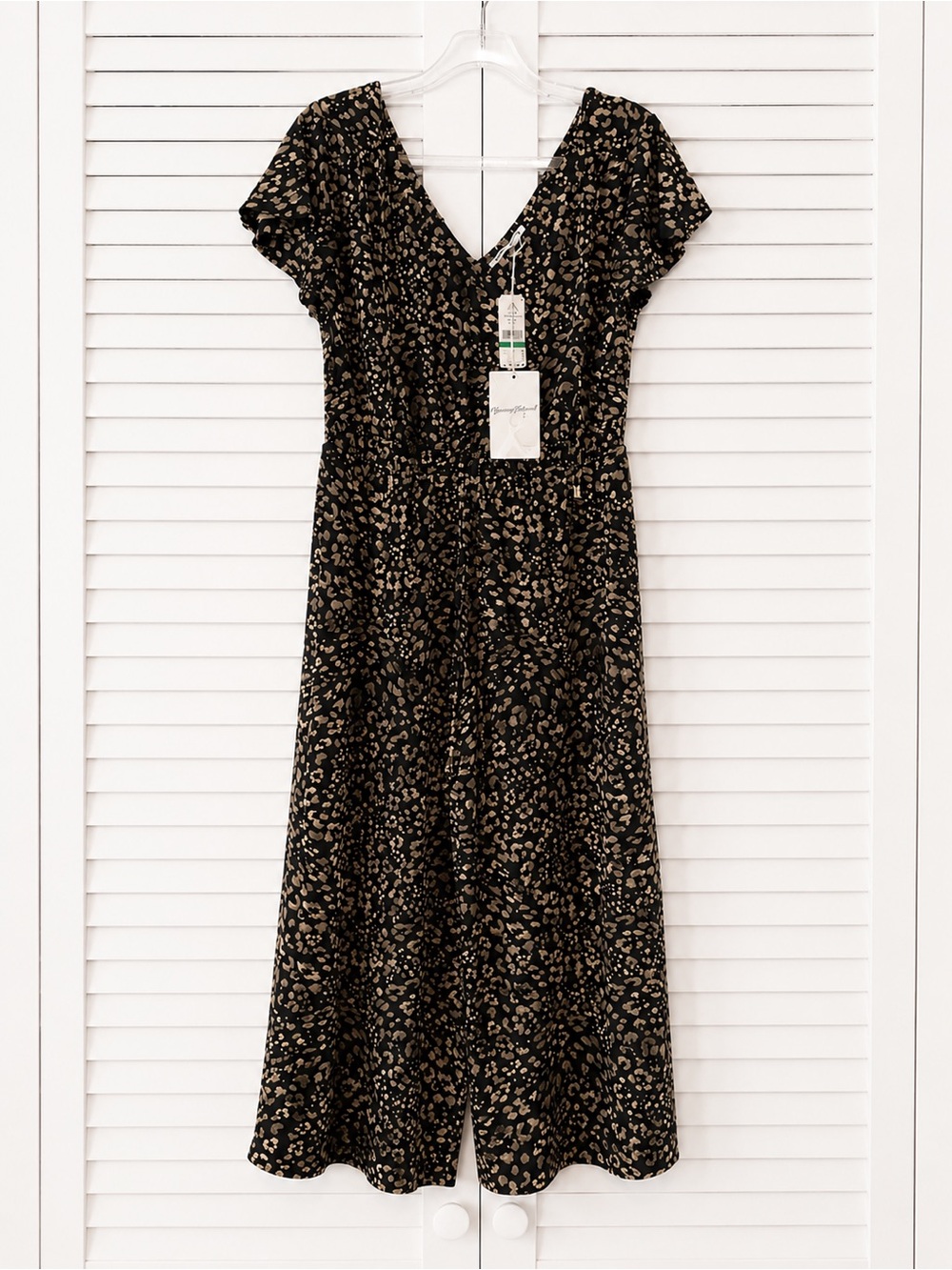 Tommy Bahama Black & Green Jumpsuit
